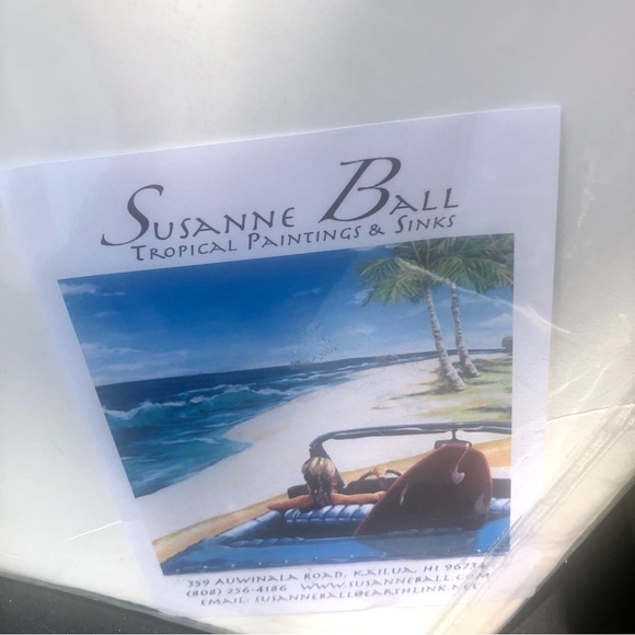 NIP! Artist Susanne Ball Hawaiian Giclee/Print - Picture 5 of 11